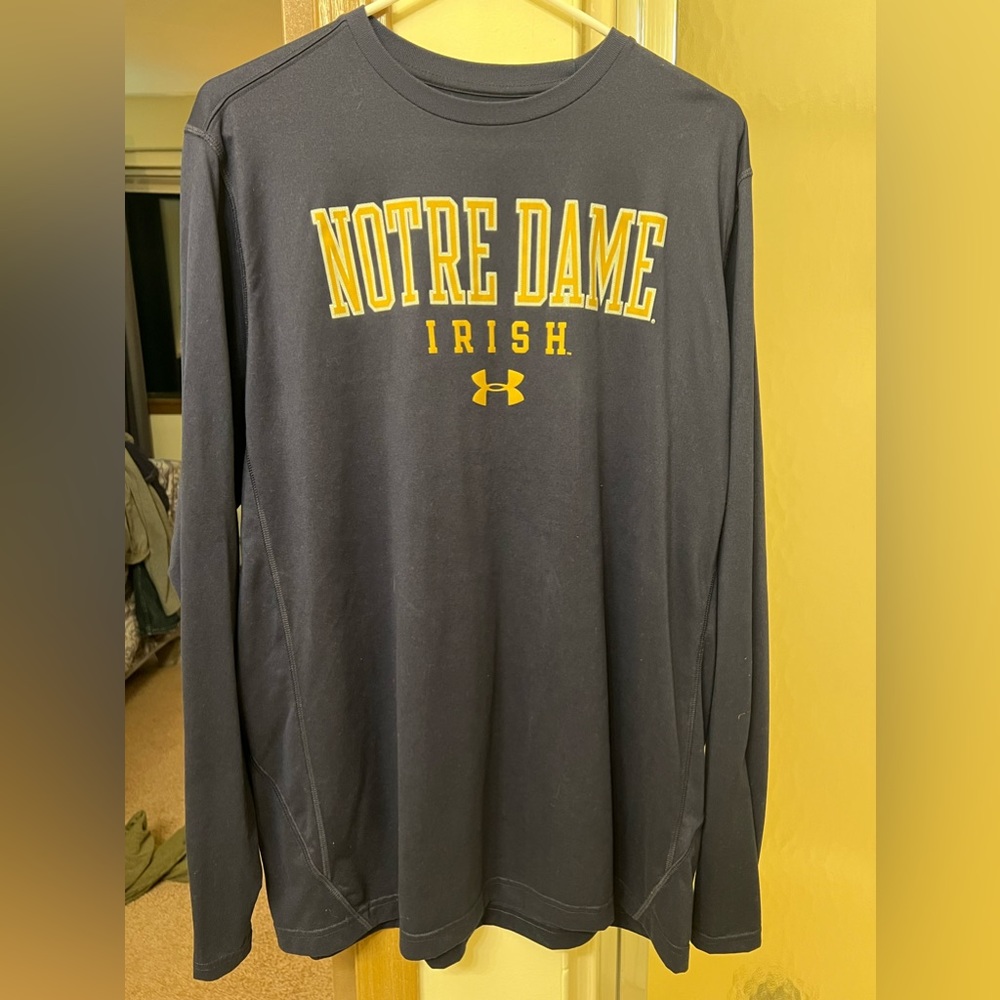 Notre Dame Long Sleeve Shirt by Under Armour